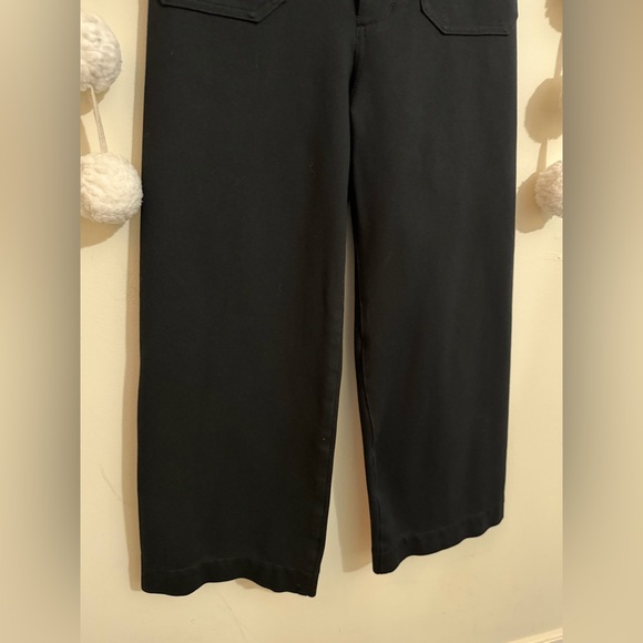 Anthropologie Maeve The Colette Wide Leg High Rise Cropped Pants: Ponte Edition - Picture 11 of 12